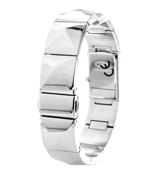 Chronotech Silver Stainless Steel Dress Watch