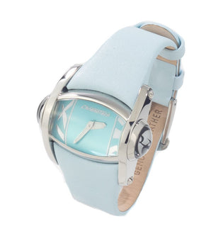 Chronotech Blue Leather Dress Watch