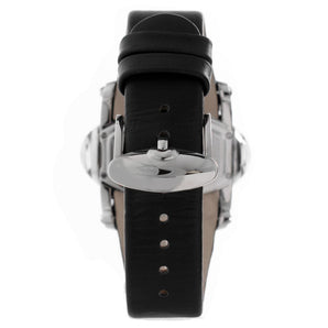 Chronotech Black Leather Watch