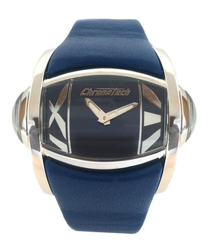 Chronotech Blue Leather Watch