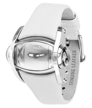 Chronotech White Leather Watch