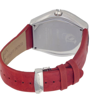 Chronotech Multicolor Leather Dress Watch