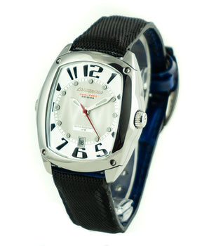 Chronotech Black Leather Dress Watch