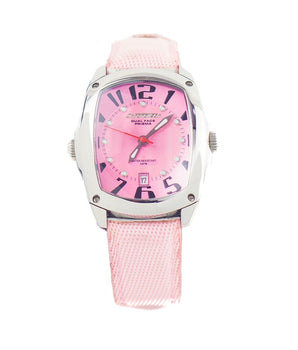 Chronotech Multicolor Leather Dress Watch