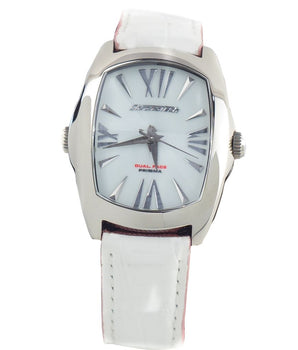 Chronotech Multicolor Leather Dress Watch