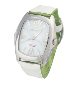 Chronotech Bicolor Leather Dress Watch