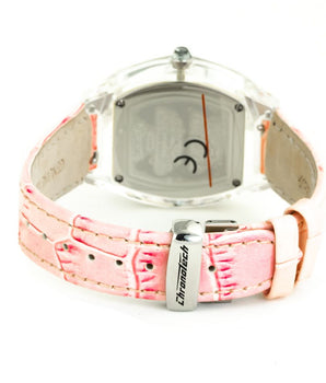 Chronotech Multicolor Leather Dress Watch