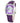 Chronotech Purple Leather Dress Watch