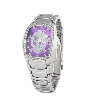 Chronotech Silver Stainless Steel Dress Watch