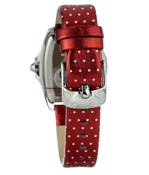 Chronotech Multicolor Leather Dress Watch