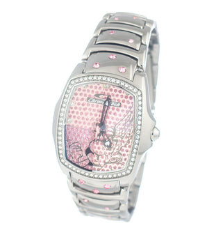 Chronotech Silver Stainless Steel Dress Watch