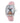 Chronotech Multicolor Leather Dress Watch