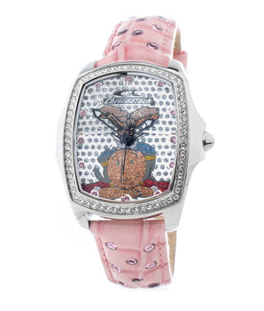 Chronotech Multicolor Leather Dress Watch