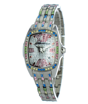 Chronotech Silver Stainless Steel Dress Watch