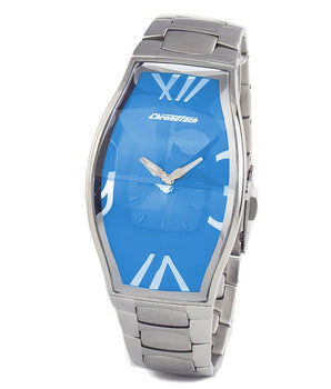 Chronotech Silver Stainless Steel Dress Watch