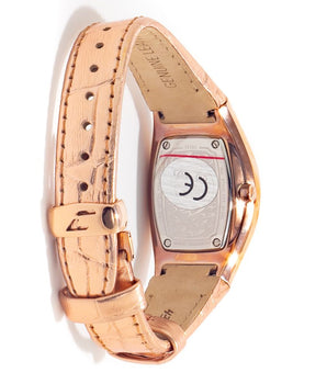 Chronotech Multicolor Leather Dress Watch
