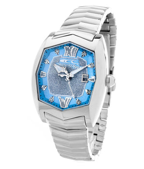 Chronotech Silver Stainless Steel Dress Watch