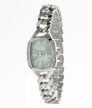 Chronotech Silver Stainless Steel Dress Watch