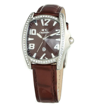 Chronotech Brown Leather Dress Watch