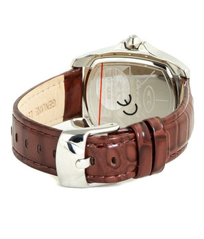Chronotech Brown Leather Dress Watch