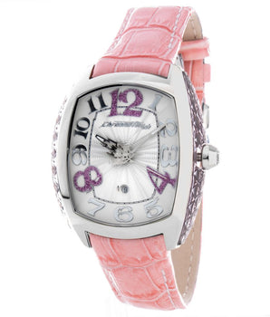 Chronotech Multicolor Leather Dress Watch