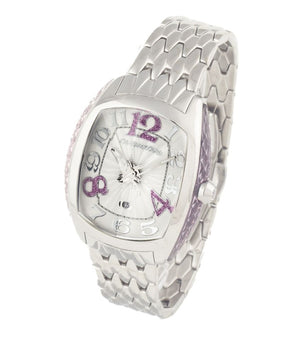 Chronotech Silver Stainless Steel Dress Watch