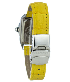 Chronotech Yellow Leather Dress Watch