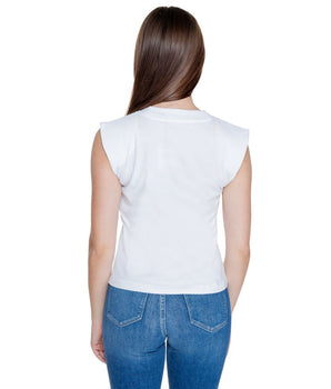Calvin Klein Jeans White Cotton T-Shirt