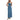 Calvin Klein Jeans Blue Cotton Long Dress