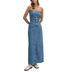 Calvin Klein Jeans Blue Cotton Long