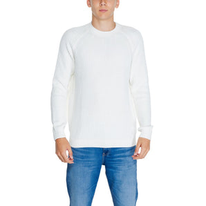 Suéter blanco de algodón orgánico de Calvin Klein Jeans