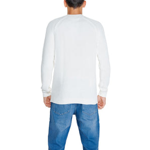 Suéter blanco de algodón orgánico de Calvin Klein Jeans