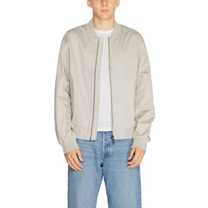 Calvin Klein Gray Organic Cotton Jackets & Coat