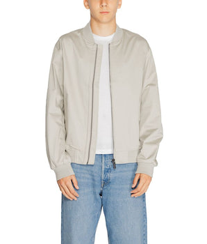 Calvin Klein Gray Organic Cotton Bomber