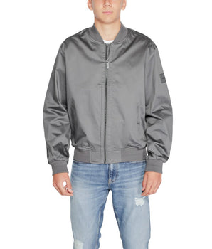 Calvin Klein Gray Organic Cotton Bomber