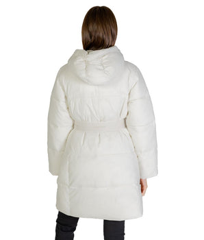 Calvin Klein Jeans Cream Nylon Coat