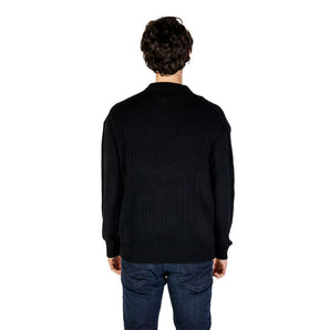 Suéter de algodón negro de Calvin Klein Jeans
