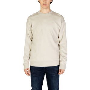 Jersey de algodón orgánico beige de Calvin Klein Jeans