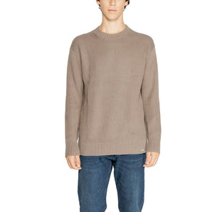 Jersey de algodón orgánico marrón de Calvin Klein Jeans