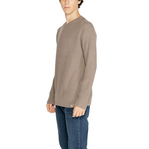 Jersey de algodón orgánico marrón de Calvin Klein Jeans