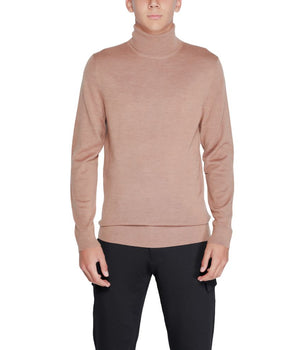 Calvin Klein Beige Wool Turtleneck