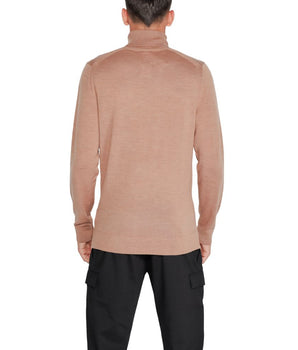 Calvin Klein Beige Wool Turtleneck