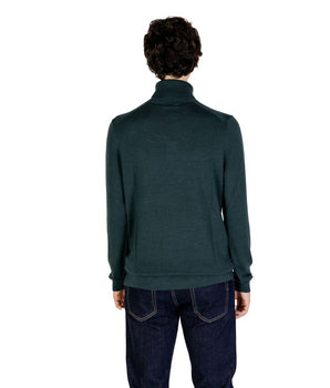 Calvin Klein Green Wool Turtleneck