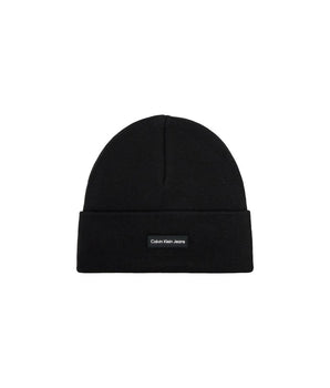 Calvin Klein Jeans Black Recycled Polyester Cap (Baseball Hat)