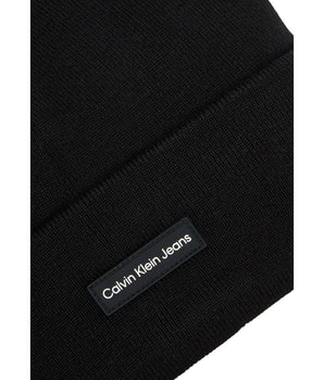 Calvin Klein Jeans Black Recycled Polyester Cap (Baseball Hat)