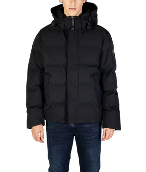 Replay Black Polyamide Jackets &amp; Coat