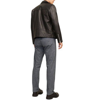 Jack Jones Gray Cotton Casual Pants