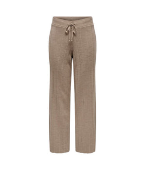 Only Beige Marabou Casual Pants