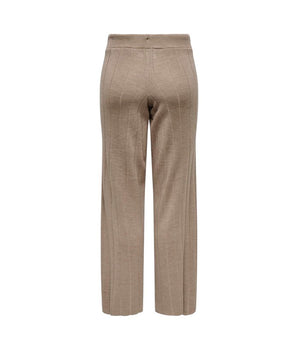Only Beige Marabou Casual Pants