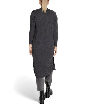 Only Gray Marabou Cardigan